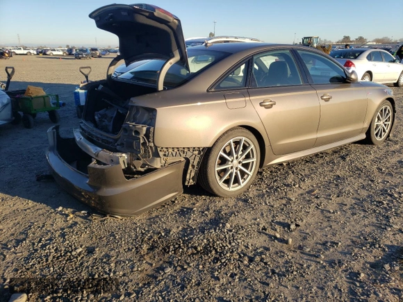 2016 Audi A6 3.0T Premium Plus with VIN WAUFGAFC3GN016328, listed as a Copart auction lot 38322563 with 133,029 mi miles. Bid and sale history available at carsss.com. Image 3.