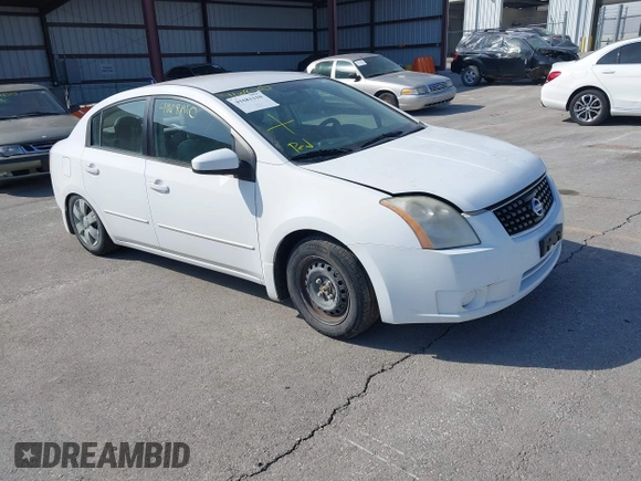 2008 Nissan Sentra S with VIN 3N1AB61E88L624531, listed as a IAAI auction lot 41681110 with 129,808 mi miles and . Bid and sale history available at DreamBid. Image 1.