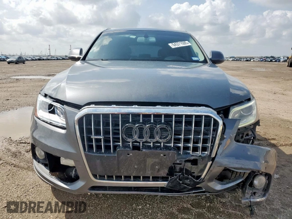 2014 Audi Q5 Premium Plus with VIN WA1LFAFP3EA013942, listed as a Copart auction lot 64371595 with 92,648 mi miles and Salvage title. Bid and sale history available at DreamBid. Image 5.