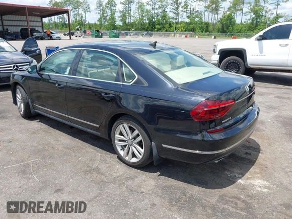 2017 Volkswagen Passat SE with VIN 1VWGT7A32HC034410, listed as a IAAI auction lot 42470146 with 96,226 mi miles and . Bid and sale history available at DreamBid. Image 3.