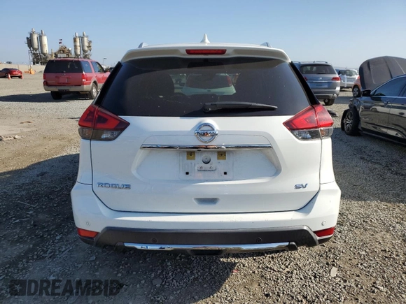 2019 Nissan Rogue SV with VIN KNMAT2MT2KP500540, listed as a Copart auction lot 53579515 with 102,746 mi miles and Salvage Title. Bid and sale history available at DreamBid. Image 6.