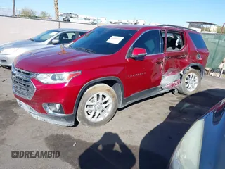 2021 Chevrolet Traverse LT Cloth with VIN 1GNERGKW2MJ193006, listed as a IAAI auction lot 41674861 with 43,465 mi miles and . Bid and sale history available at DreamBid. Image 17.