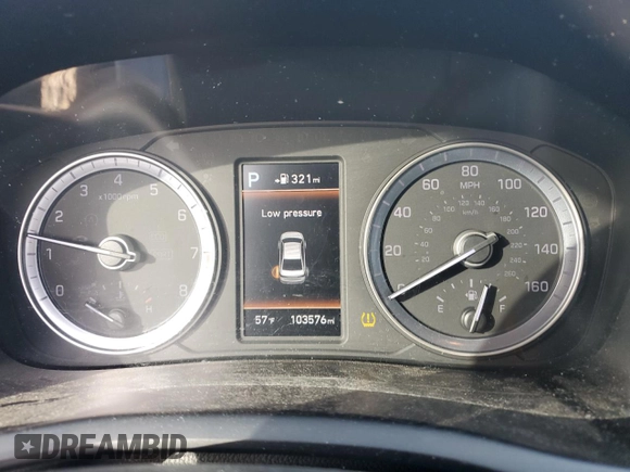 2018 Hyundai Sonata Sport Plus with VIN 5NPE34AF9JH674059, listed as a Copart auction lot 42118585 with 103,576 mi miles and Salvage Title. Bid and sale history available at DreamBid. Image 9.