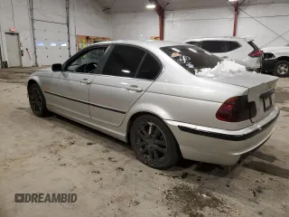 2001 BMW 3 Series 330i with VIN WBAAV53441JR80116, listed as a Copart auction lot 43047255 with 167,625 mi miles and Salvage Title. Bid and sale history available at carsss.com. Image 2.