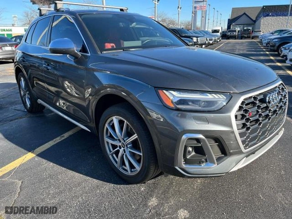 2021 Audi SQ5 Prestige with VIN WA1C4AFY7M2103652, listed as a Copart auction lot 48022374 with NaN miles. Bid and sale history available at carsss.com. Image 1.