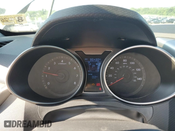 2014 Hyundai Veloster RE:FLEX with VIN KMHTC6AD3EU184418, listed as a Copart auction lot 62078875 with 95,430 mi miles and Clean title. Bid and sale history available at DreamBid. Image 9.