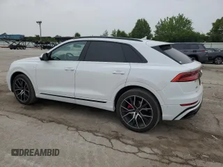 2019 Audi Q8 Prestige z VIN WA1FVAF15KD033597, wystawiony jako Copart lot #59423085 z przebiegiem 85 951 mil mil oraz Czysty tytuł • Clean title. Historia ofert i sprzedaży dostępna na DreamBid. Obrazek 2.