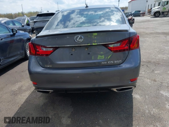 2014 Lexus GS 350 with VIN JTHCE1BL2E5022327, listed as a IAAI auction lot 42036788 with 179,088 mi miles. Bid and sale history available at carsss.com. Image 16.