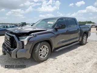 2022 Toyota Tundra SR5 with VIN 5TFLA5AB2NX007652, listed as a Copart auction lot 61404795 with 50,919 mi miles and Salvage title. Bid and sale history available at DreamBid. Image 1.