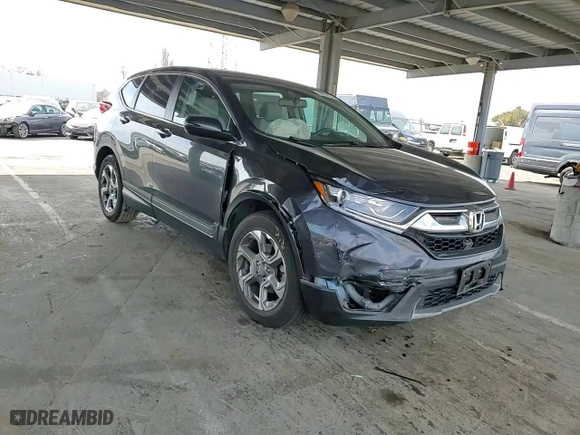 2017 Honda CR-V EX-L with VIN 7FARW1H88HE020245, listed as a Copart auction lot 48692225 with 52,490 mi miles and Salvage Title. Bid and sale history available at carsss.com. Image 10.