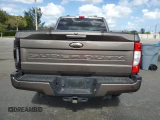 2021 Ford F-250 XL with VIN 1FT7W2BT5MED13702, listed as a Copart auction lot 54319455 with 66,973 mi miles and Salvage title. Bid and sale history available at DreamBid. Image 6.