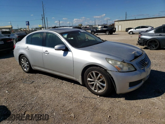 2008 Infiniti G35 with VIN JNKBV61E98M211403, listed as a Copart auction lot 71442184 with 110,632 mi miles and Salvage Title. Bid and sale history available at DreamBid. Image 4.