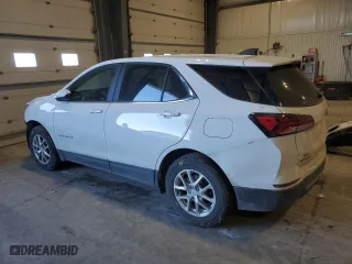 2023 Chevrolet Equinox LT with VIN 3GNAXUEG2PL102630, listed as a Copart auction lot 45298255 with 61,314 mi miles and Salvage Title. Bid and sale history available at carsss.com. Image 2.