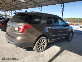 2016 Ford Explorer Limited with VIN 1FM5K8F81GGB09219, listed as a Copart auction lot 87687895 with 172,197 mi miles and Salvage Title. Bid and sale history available at carsss.com. Image 3.