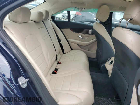 2017 Mercedes-Benz C 300 with VIN WDDWF4KB0HR252813, listed as a Copart auction lot 57310045 with 78,710 mi miles and Non repairable. Bid and sale history available at DreamBid. Image 10.