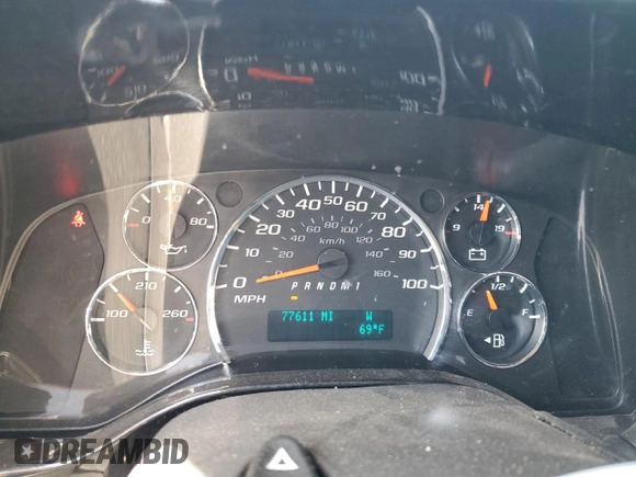 2018 Chevrolet Express Cargo Van with VIN 1GCWGBFG5J1242705, listed as a Copart auction lot 55627615 with 77,611 mi miles and Clean Title. Bid and sale history available at carsss.com. Image 9.
