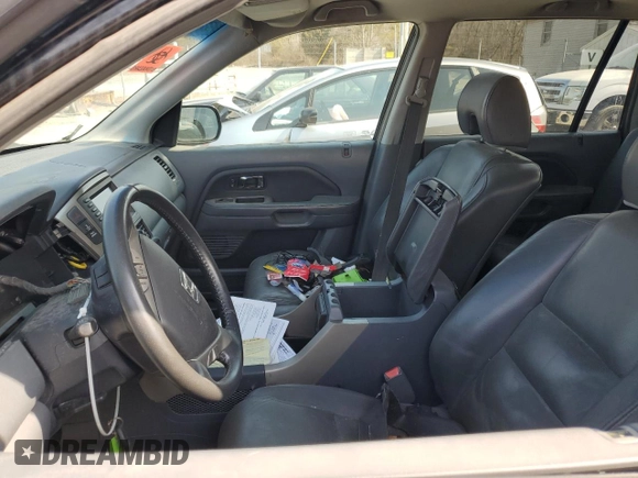 2006 Honda Pilot EX-L with VIN 2HKYF18706H553056, listed as a Copart auction lot 49003755 with Not Provided miles and Salvage Title. Bid and sale history available at DreamBid. Image 7.