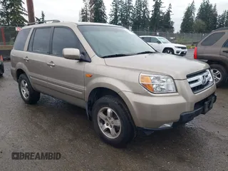 2006 Honda Pilot EX-L with VIN 2HKYF18706H529579, listed as a IAAI auction lot 41861069 with 222,641 mi miles and . Bid and sale history available at carsss.com. Image 1.
