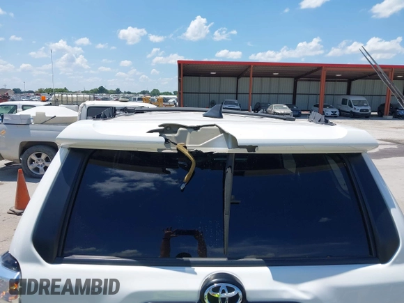2018 Toyota 4Runner SR5 with VIN JTEBU5JRXJ5595186, listed as a IAAI auction lot 42607713 with 83,592 mi miles and . Bid and sale history available at DreamBid. Image 19.