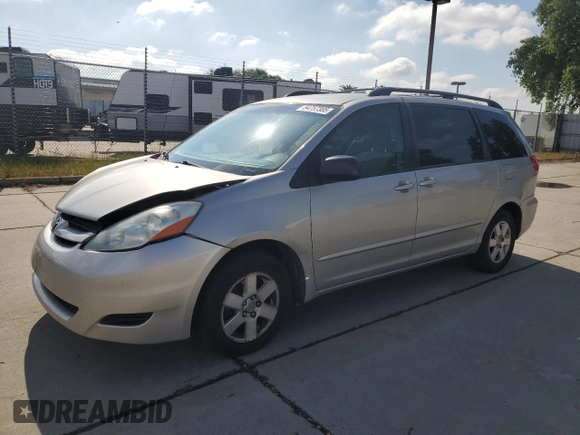 2009 Toyota Sienna CE with VIN 5TDZK23C19S271890, listed as a Copart auction lot 54757385 with 125,182 mi miles and Salvage Title. Bid and sale history available at carsss.com. Image 1.