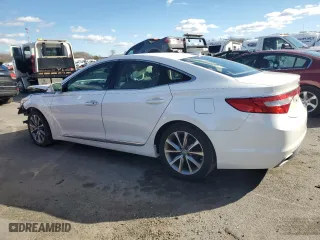 2015 Hyundai Azera with VIN KMHFG4JG6FA473991, listed as a Copart auction lot 44105795 with 0 mi miles and Salvage Title. Bid and sale history available at carsss.com. Image 2.