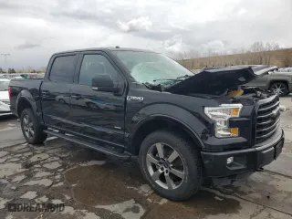 2016 Ford F-150 XLT with VIN 1FTEW1EG2GKD31323, listed as a Copart auction lot 48737085 with 0 mi miles and Salvage Title. Bid and sale history available at carsss.com. Image 4.