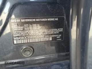 2014 BMW 5 Series 535i xDrive with VIN WBA5B3C55ED532060, listed as a Copart auction lot 48611175 with 138,915 mi miles and Salvage Title. Bid and sale history available at carsss.com. Image 14.