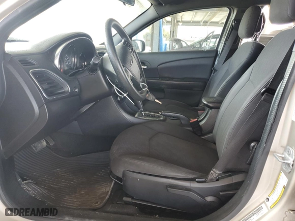2014 Chrysler 200 LX with VIN 1C3CCBAB4EN140955, listed as a Copart auction lot 50427345 with 161,457 mi miles and Salvage Title. Bid and sale history available at carsss.com. Image 7.