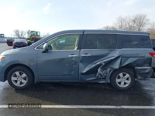 2013 Nissan Quest LE with VIN JN8AE2KP2D9066986, listed as a IAAI auction lot 41022861 with 122,869 mi miles. Bid and sale history available at carsss.com. Image 14.