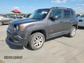 2017 Jeep Renegade Altitude с VIN ZACCJBBB1HPF58269, выставлен на аукционе Copart как лот 65972565 с пробегом 95 637 миль миль и Чистый • Clean title. История ставок и продаж доступна на DreamBid. Изображение 1.