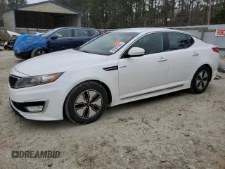 2013 Kia Optima Hybrid LX with VIN KNAGM4AD6D5038611, listed as a Copart auction lot 45567965 with 208,903 mi miles and Salvage Title. Bid and sale history available at carsss.com. Image 1.