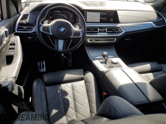 2023 BMW X5 xDrive40i with VIN 5UXCR6C03P9M85000, listed as a Copart auction lot 52116425 with 14,753 mi miles and Salvage Title. Bid and sale history available at carsss.com. Image 8.
