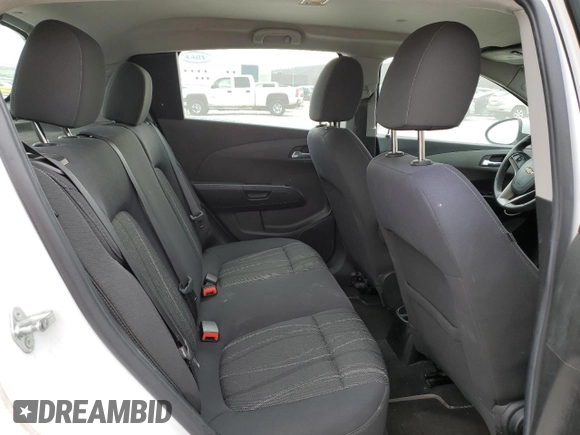 2016 Chevrolet Sonic LT with VIN 1G1JC6SH5G4112807, listed as a Copart auction lot 48377235 with 175,249 mi miles and Salvage Title. Bid and sale history available at carsss.com. Image 10.