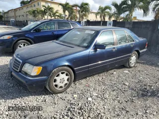 1998 Mercedes-Benz S-Class with VIN WDBGA32G5WA401262, listed as a Copart auction lot 86737594 with 125,097 mi miles and Clean Title. Bid and sale history available at carsss.com. Image 1.