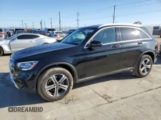 2020 Mercedes-Benz GLC with VIN WDC0G8DB9LF695371, listed as a Copart auction lot 49628025 with 63,139 mi miles and Salvage Title. Bid and sale history available at carsss.com. Image 1.