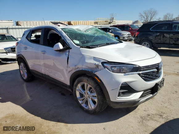 2022 Buick Encore GX Preferred with VIN KL4MMBS27NB023636, listed as a Copart auction lot 50005355 with 73,413 mi miles and Salvage Title. Bid and sale history available at carsss.com. Image 4.