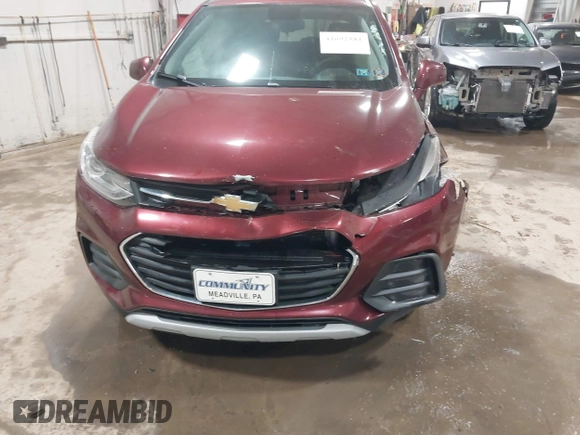 2017 Chevrolet Trax LT with VIN 3GNCJPSB9HL184572, listed as a IAAI auction lot 41692581 with 86,656 mi miles. Bid and sale history available at carsss.com. Image 12.