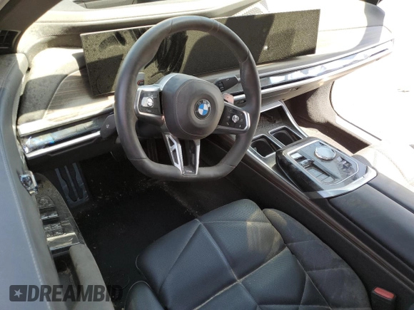 2023 BMW 7 Series 740i with VIN WBA23EH0XPCN17104, listed as a Copart auction lot 51749895 with 12,936 mi miles and Clean Title. Bid and sale history available at carsss.com. Image 8.