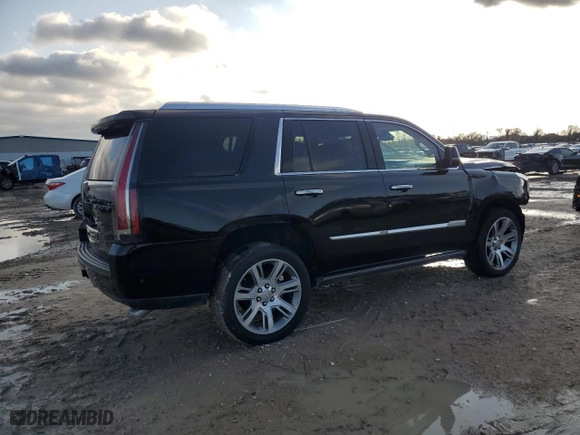 2019 Cadillac Escalade Premium Luxury with VIN 1GYS4CKJ6KR109737, listed as a Copart auction lot 85666414 with 77,037 mi miles and Salvage Title. Bid and sale history available at carsss.com. Image 3.