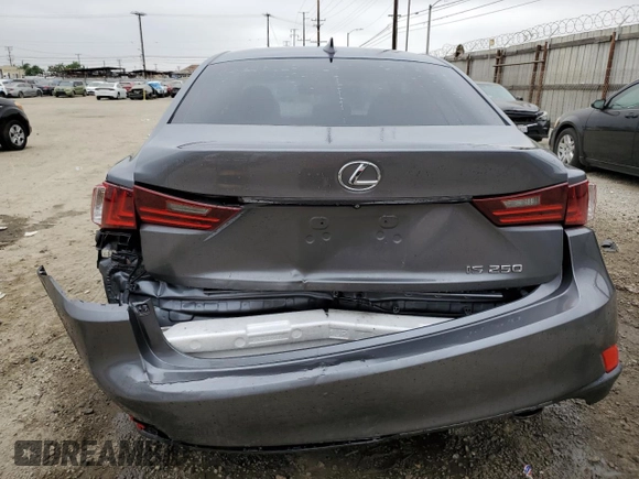 2015 Lexus IS 250 with VIN JTHBF1D28F5074947, listed as a Copart auction lot 59385245 with 120,918 mi miles and Salvage title. Bid and sale history available at DreamBid. Image 6.