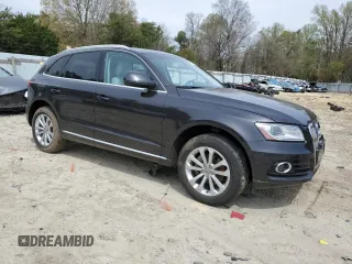 2014 Audi Q5 Premium Plus with VIN WA1LFAFP7EA125868, listed as a Copart auction lot 51979065 with 117,756 mi miles and Salvage title. Bid and sale history available at DreamBid. Image 4.