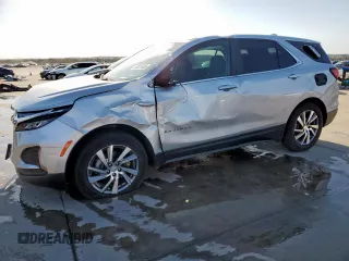 2022 Chevrolet Equinox LT with VIN 3GNAXKEV2NL212058, listed as a Copart auction lot 50015495 with 44,651 mi miles and Salvage Title. Bid and sale history available at DreamBid. Image 1.