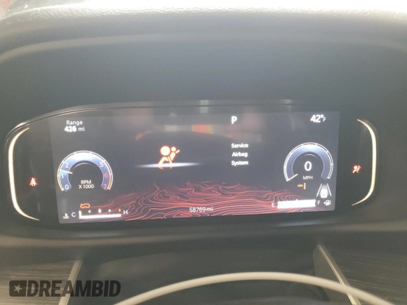 2023 Jeep Wagoneer Series III с VIN 1C4SJVDP0PS572632, выставлен на аукционе Copart как лот 57608885 с пробегом 58 769 миль миль и Чистый • Clean title. История ставок и продаж доступна на DreamBid. Изображение 9.