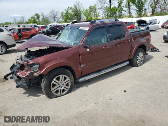 2010 Ford Explorer Sport Trac Limited with VIN 1FMEU5D83AUA56947, listed as a Copart auction lot 54004565 with Not provided miles and Salvage title. Bid and sale history available at DreamBid. Image 1.