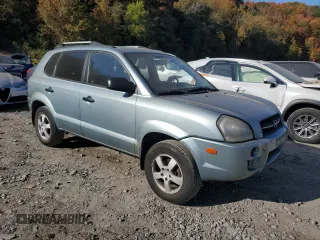 2007 Hyundai Tucson GLS with VIN KM8JM12B87U529322, listed as a Copart auction lot 76936004 with 173,251 mi miles and Salvage Title. Bid and sale history available at carsss.com. Image 4.