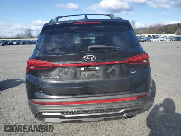 2022 Hyundai Santa Fe XRT with VIN 5NMS6DAJ4NH437593, listed as a Copart auction lot 52321275 with 51,047 mi miles and Salvage Title. Bid and sale history available at carsss.com. Image 6.