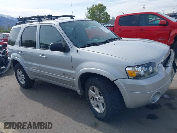 2006 Ford Escape Hybrid with VIN 1FMYU96H76KA14124, listed as a IAAI auction lot 42063449 with 53,055 mi miles and . Bid and sale history available at DreamBid. Image 1.