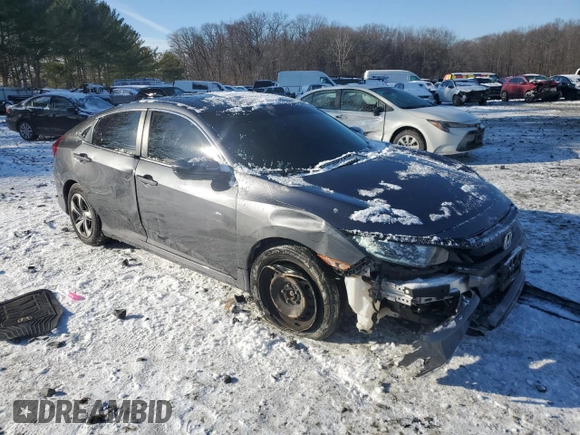 2020 Honda Civic Sedan LX with VIN 2HGFC2F66LH530273, listed as a Copart auction lot 41840655 with 69,684 mi miles and Salvage Title. Bid and sale history available at carsss.com. Image 4.