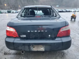 2005 Subaru Impreza Sedan (Natl) RS with VIN JF1GD67555G525468, listed as a Copart auction lot 85087224 with 0 mi miles and Salvage Title. Bid and sale history available at carsss.com. Image 6.