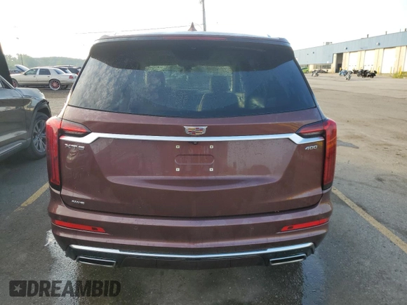 2022 Cadillac XT6 Premium Luxury with VIN 1GYKPDRS7NZ135215, listed as a Copart auction lot 67701694 with 30,498 mi miles and Non Repairable. Bid and sale history available at carsss.com. Image 6.